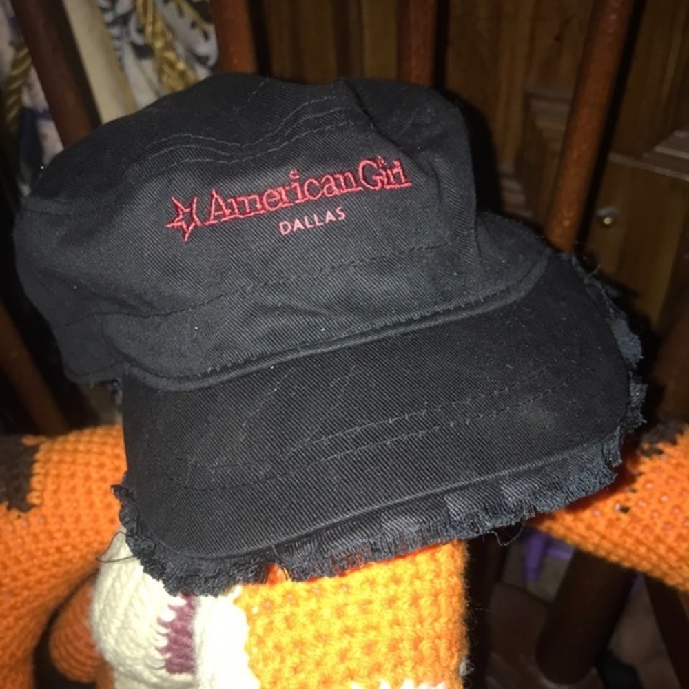 American Girl Dallas Embroidered black capβ hat